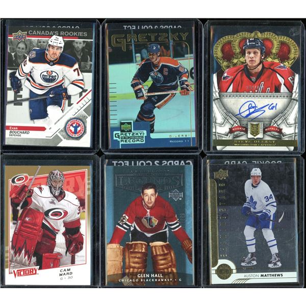 Lot Of 6 Various Hockey Cards Inserts & Rookies