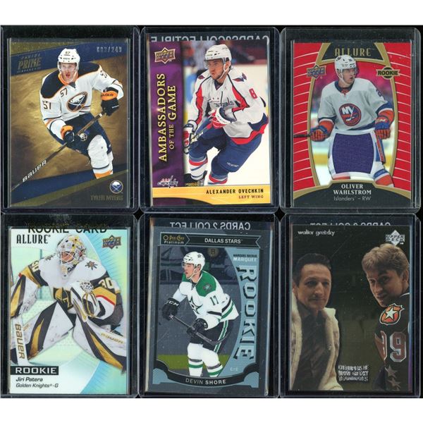 Lot Of 6 Hockey Rookies & Insert Cards
