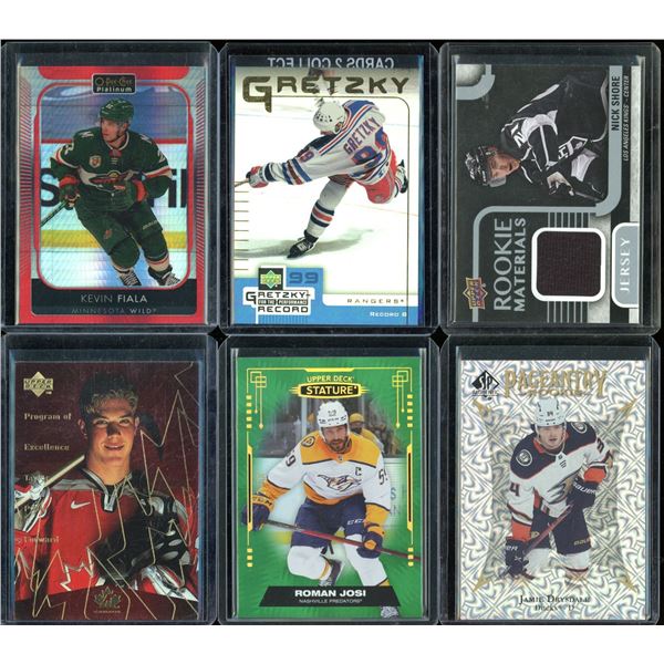 Lot Of 6 Hockey Rookies & Insert Cards