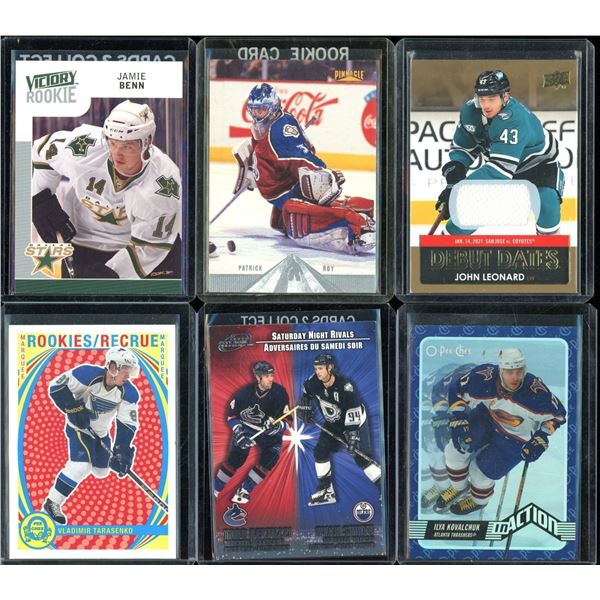 Lot Of 6 Hockey Rookies & Insert Cards