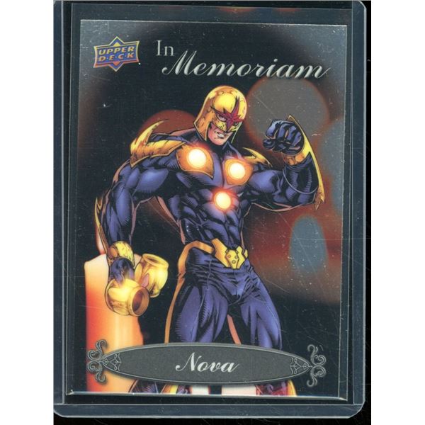 2015 Upper Deck Marvel Vibranium In Memoriam #IM18 Nova