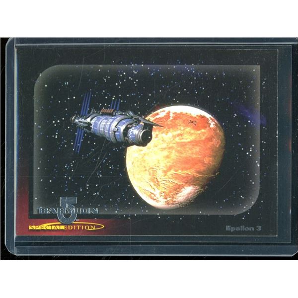 1997 SkyBox Babylon 5 Special Edition Worlds of Babylon 5 #W1 Epsilon 3