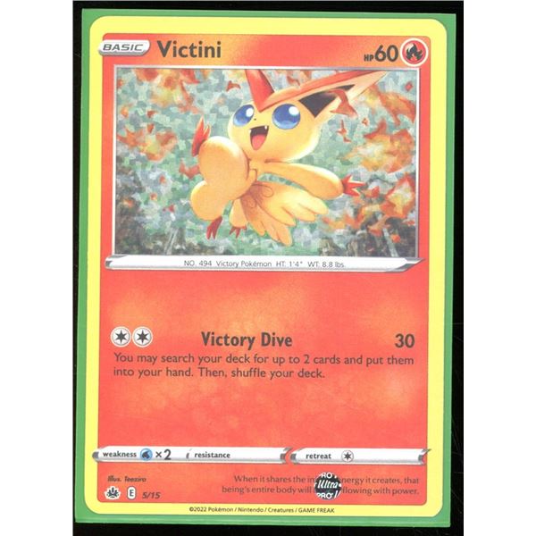 Pokemon Victini - 5/15 McDonald's Collection Promo