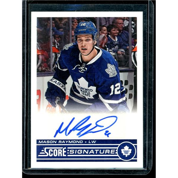 2013-14 Score Signatures Toronto Maple Leafs #SSMR Mason Raymond