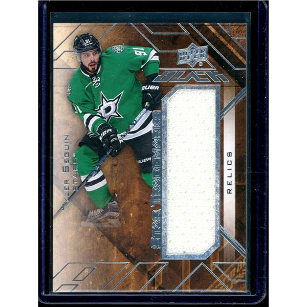 2015-16 UD Black Star Trademarks Relics #TRST Tyler Seguin