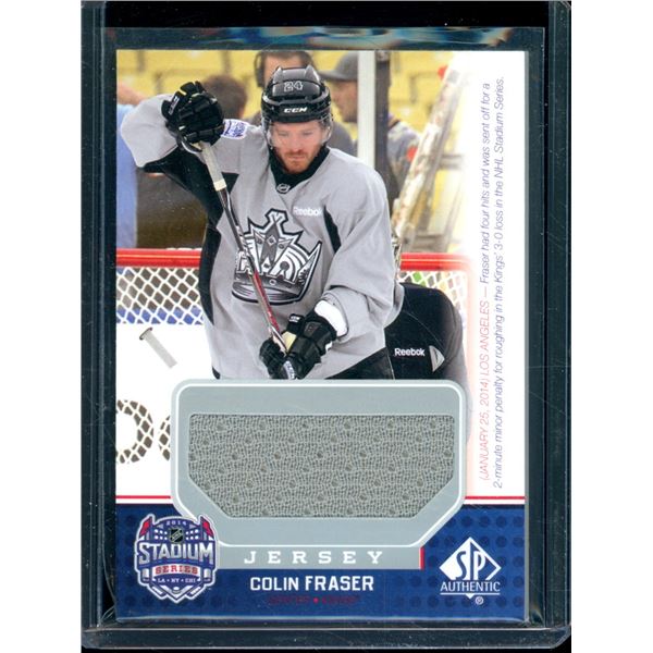 2014-15 SP Game Used Stadium Series Materials Jerseys #SSFR Colin Fraser