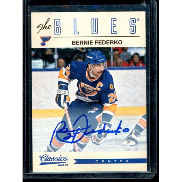 2012-13 Classics Signatures Autographs #88 Bernie Federko