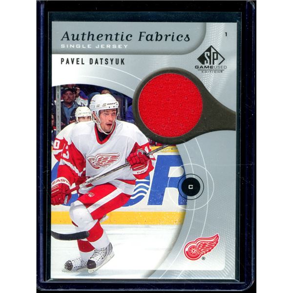 2005-06 SP Game Used Authentic Fabrics #AFPD Pavel Datsyuk
