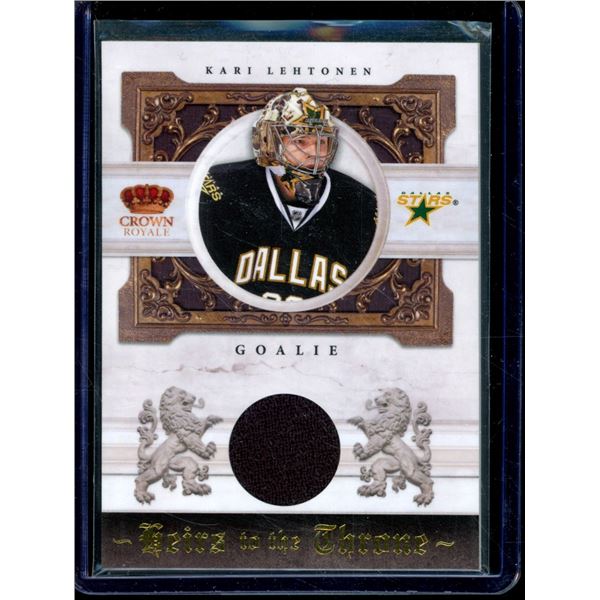 2010-11 Crown Royale Heirs to the Throne Materials #KL Kari Lehtonen 152/250