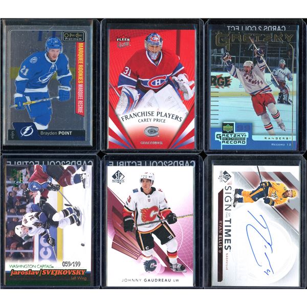 Lot Of 6 Hockey Rookies & Insert Cards