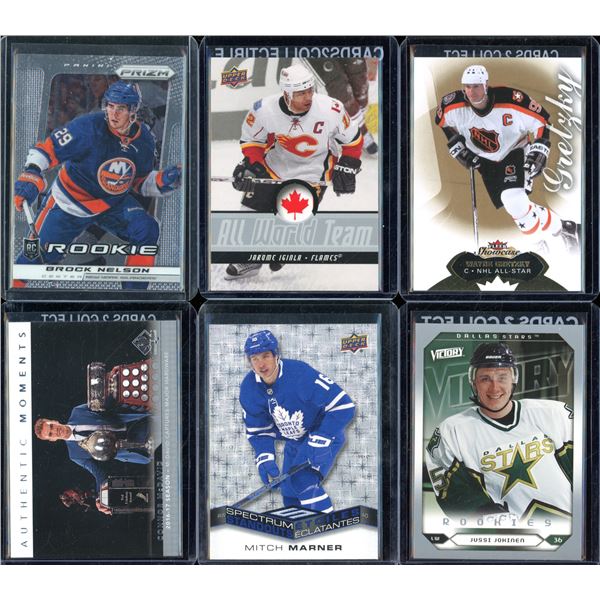 Lot Of 6 Hockey Rookies & Insert Cards