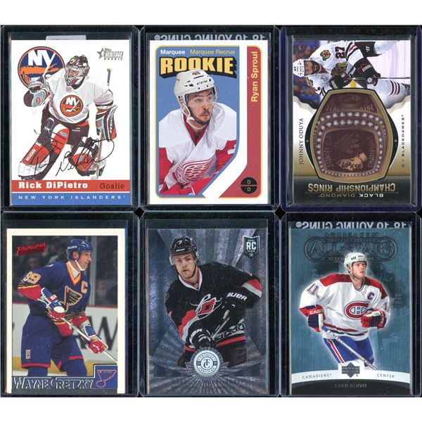 Lot Of 6 Hockey Rookies & Insert Cards