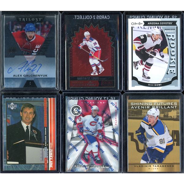 Lot Of 6 Hockey Rookies & Insert Cards