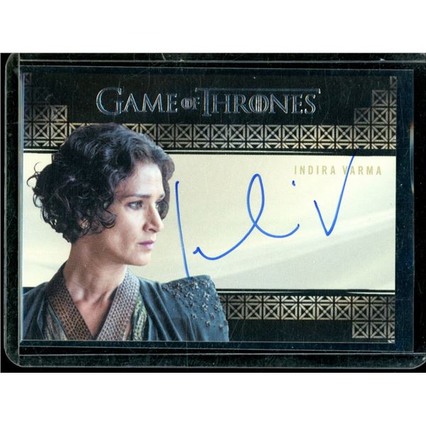 2017 Rittenhouse Game of Thrones Valyrian Steel Valyrian Autographs Indira Varma BV $35