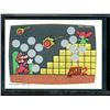 Image 1 : 1989 Nintendo Scratch Off Card Mario II Screen 9 Card Not Scratched