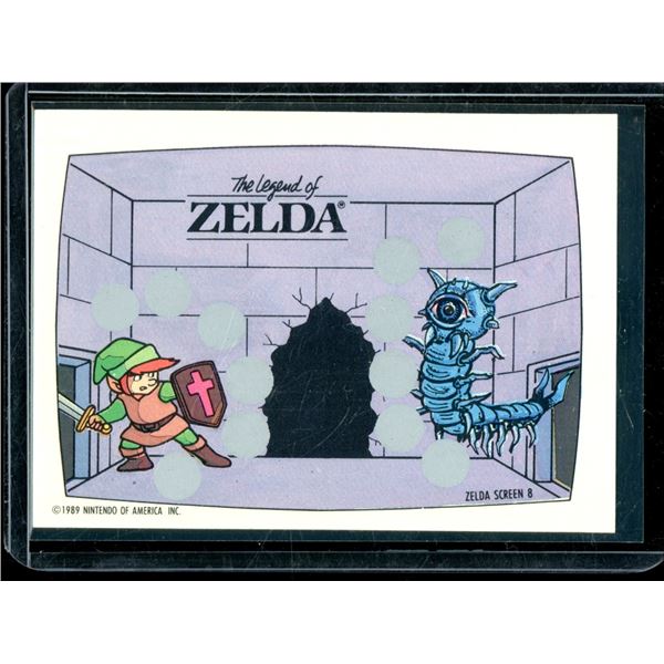 1989 Nintendo Scratch Off Card The Legend Of Zelda Screen 8 Card Not Scratched