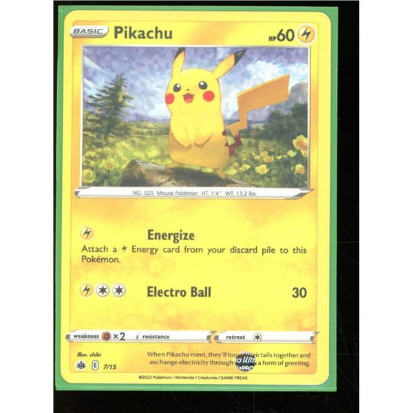 Pokemon Pikachu - 7/15 - Holo Promo McDonald's Collection