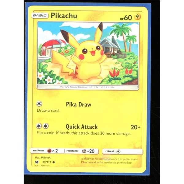 Pokemon Pikachu - 30/111 - Common Crimson Invasion