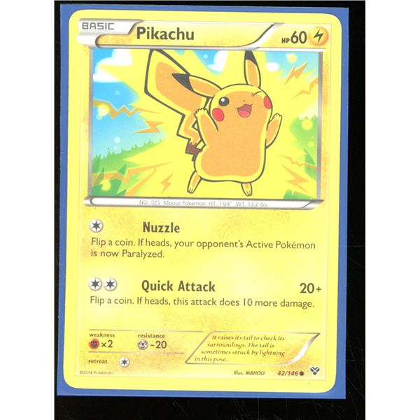 Pokemon Pikachu - 42/146 - Common XY