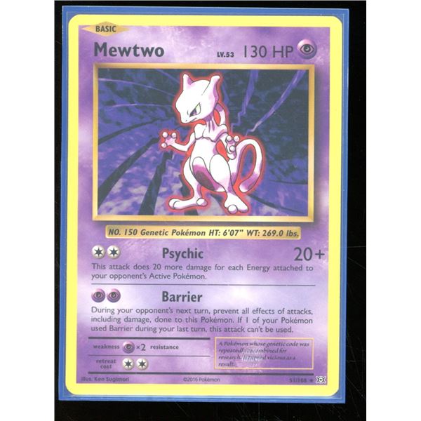 Pokemon Mewtwo - 51/108 - Rare Evolutions