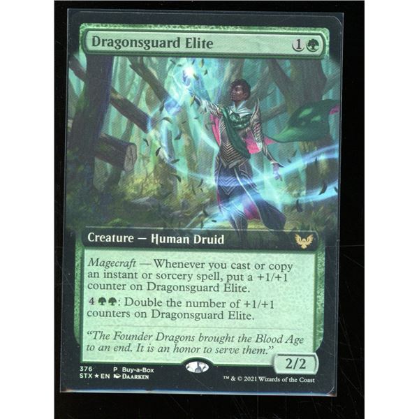 Magic The Gathering Dragonsguard Elite FOIL Buy-A-Box Promo Strixhaven School of Mages