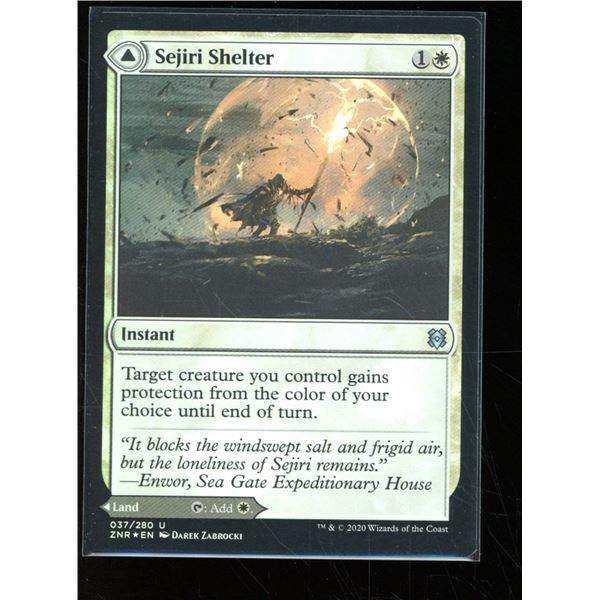 Magic the Gathering Sejiri Shelter // Sejiri Glacier FOIL Zendikar Rising