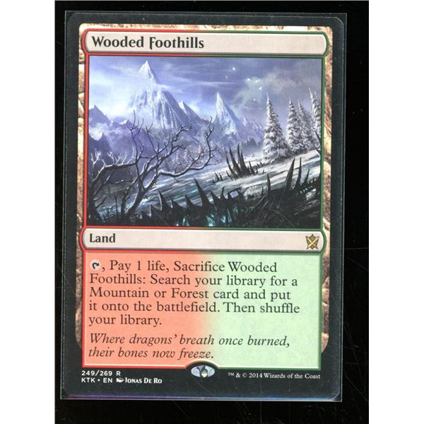 Magic the Gathering Wooded Foothills Khans of Tarkir