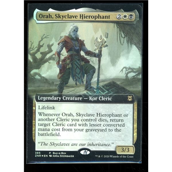 Magic the Gathering Orah, Skyclave Hierophant FOIL Extended Art Zendikar Rising