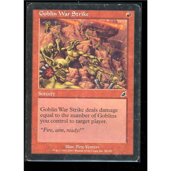Magic the Gathering Goblin War Strike Scourge