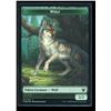 Image 1 : Magic The Gathering Wolf Token FOIL Theros Beyond Death