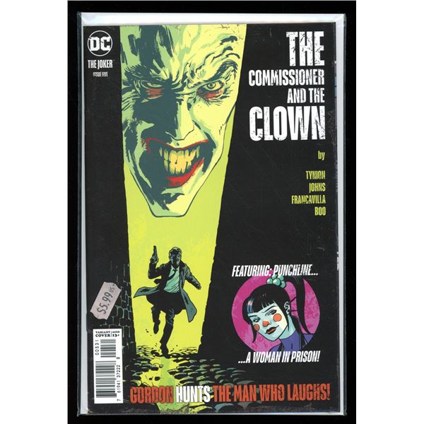 DC The Joker #5 The Commissioner and the Clown Variant Cover (new never read)