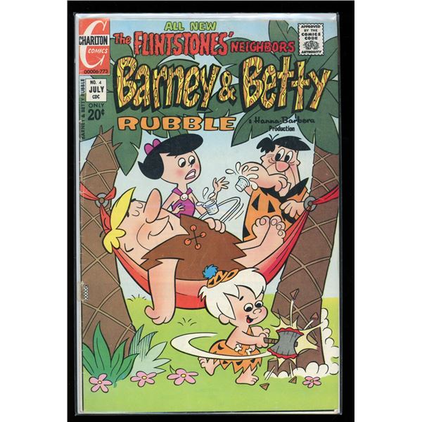 Charlton Comics Barney & Betty Rubble #4