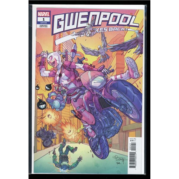 Marvel Gwenpool Strikes Back Variant Cover #1 (new never read)