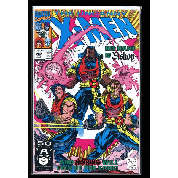 Marvel The Uncanny X-Men #282 (1st appearance of bishop)