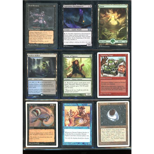 Lot Of 9 Various Magic The Gathering Cards Various Sets & Colors
