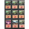 Image 1 : Lot Of 9 Various Magic The Gathering FOIL Mountains Lands