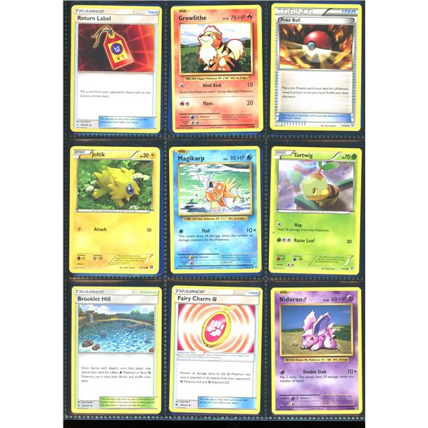 Lot Of 18 Various Pokemon Collector Cards