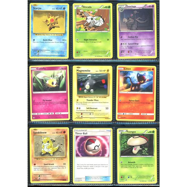 Lot Of 18 Various Pokemon Collector Cards