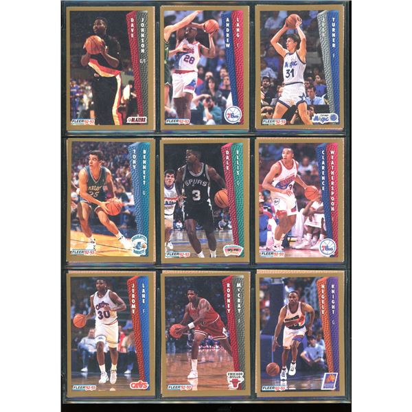 Lot Of 18 Various Basketball Ball Collector Cards