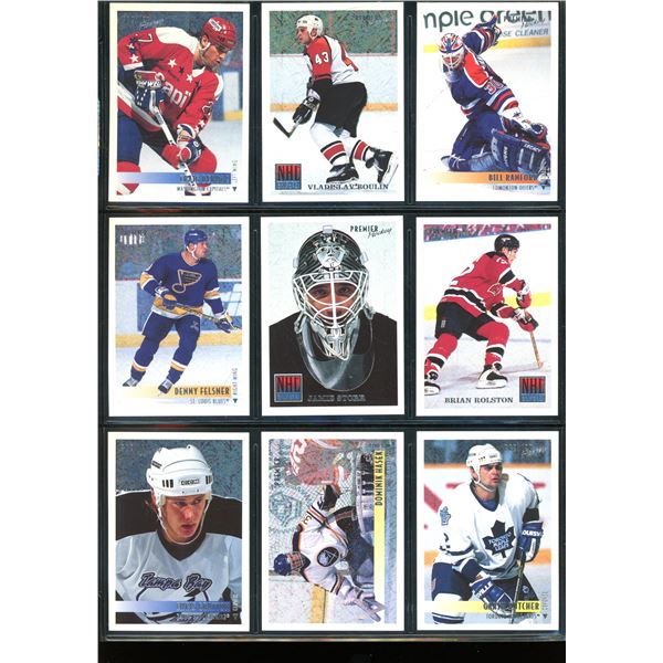 1994-95 Topps Premier Special Effects Lot of 9 Cards