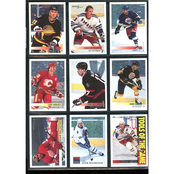 1994-95 Topps Premier Special Effects Lot of 9 Cards