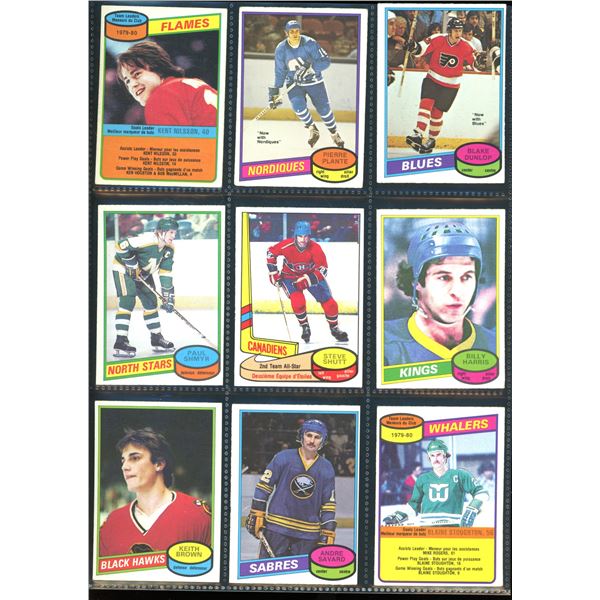 1980-81 OPC O-Pee-Chee Lot Of 9 Vintage Cards Various Teams & Players