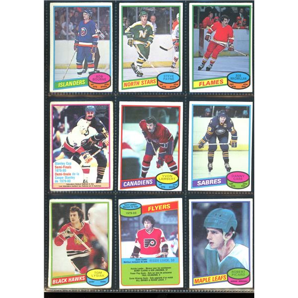 1980-81 OPC O-Pee-Chee Lot Of 9 Vintage Cards Various Teams & Players