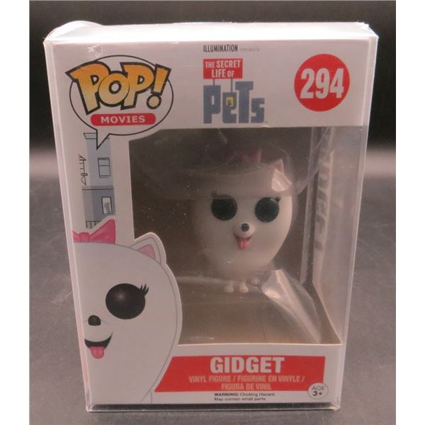 New Funko Pop The Secret Life Of Pets Gidget #294 with soft protector