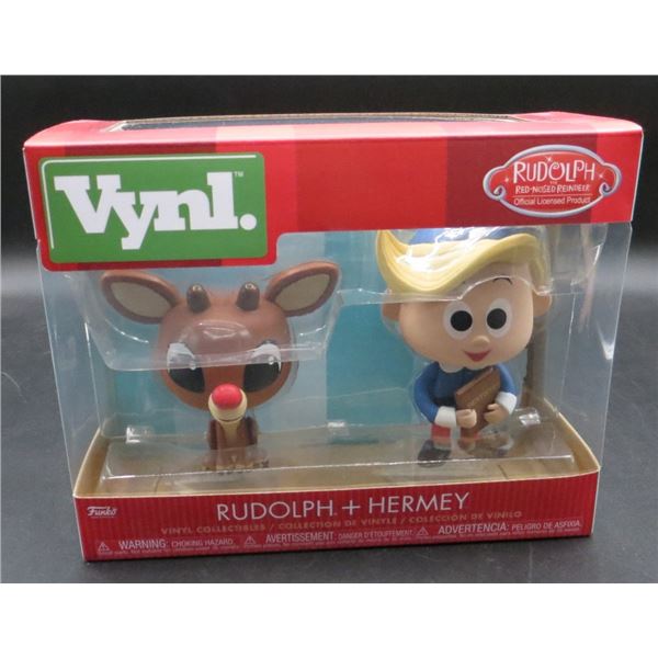 New Funko Pop Vynl Figure RUDOLPH & HERMEY 2-Pack BV $50