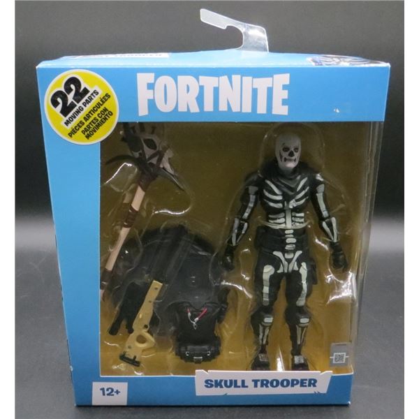 New Fortnite Skull Trooper 7 Inch Action Figure (Hyper-articulated 22 points)