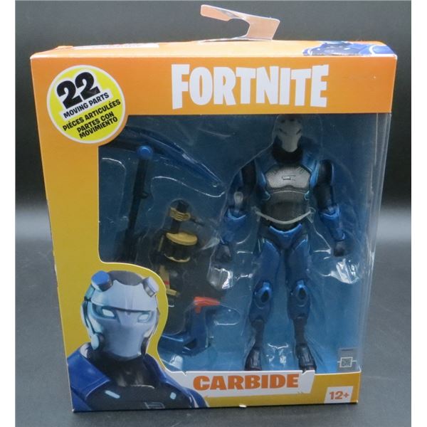 New Fortnite Carbide 7 Inch Action Figure (Hyper-articulated (22 points) - perfect for emote posing)
