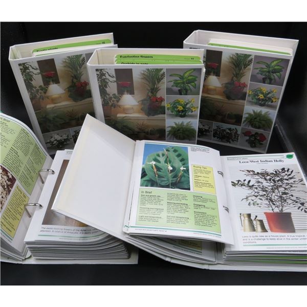 5 Binders with Cards for Success with House Plants