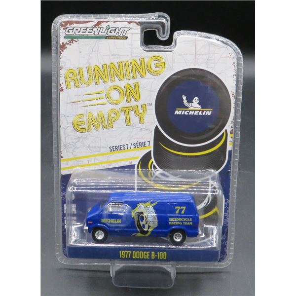 Greenlight Running On Empty 1977 Dodge B-100 Michelin Van