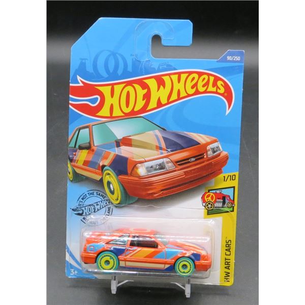 2018 Hot Wheels HW Art Cars Orange '92 Ford Mustang
